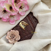 Vriksham Gold Look Alike Shivling Style Vangi Finger Ring-G20055